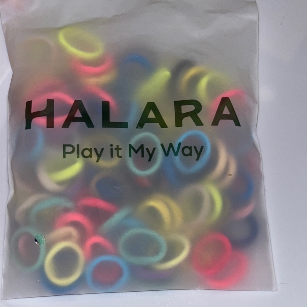 HALARA Multicolor Hair Ties Set multiple colored set of 55 NWT girls hair ties